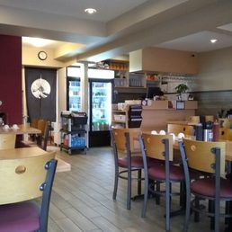 Inside the restaurant. Inside the restaurant.