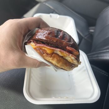 Grumpy Dough - Bacon, egg and cheese sandwich - Food Trucks Near Me - Salt Lake City, Utah