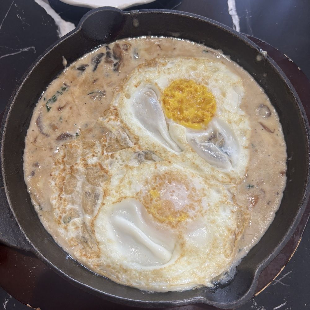 Tatum's Table - Baked Egg Skillet (no prosciutto) - Breakfast & Brunch Near Me - Lincroft, New Jersey Tatum's Table - Baked Egg Skillet (no prosciutto) - Breakfast & Brunch Near Me - Lincroft, New Jersey