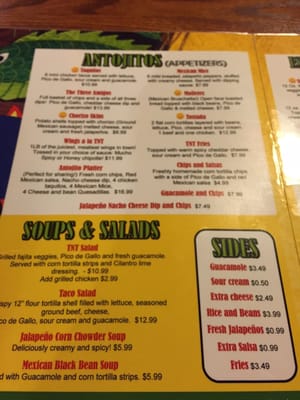 Menu photo 7 Taco N Tequila Niagara Falls, ON