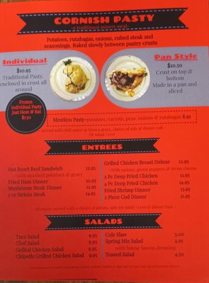 Menu photo 5 Red Rooster Cafe Mineral Point, WI