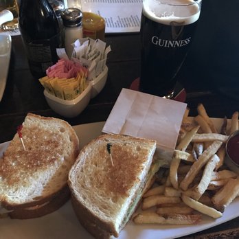 The Auld Dubliner - Club sandwich but with a vegetarian patty, really good! - Irish Near Me - Long Beach, California The Auld Dubliner - Club sandwich but with a vegetarian patty, really good! - Irish Near Me - Long Beach, California