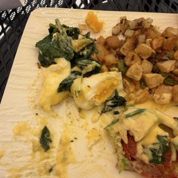 Not poached eggs