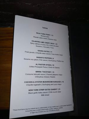 Menu photo 6 Valedor Chicago, IL