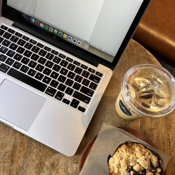 525 COFFEE CO. - blueberry muffin + vanilla latte - Coffee & Tea Near Me - Fullerton, California 525 COFFEE CO. - blueberry muffin + vanilla latte - Coffee & Tea Near Me - Fullerton, California