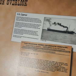 Muskallonge Lake State Park - We just happened to be here on the 110th anniversary of the S.S. Cyprus sinking.