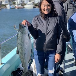 First time trying for salmon - success! 15 pound wild Chinook salmon ... a beauty!