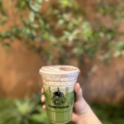 Yummy Future - Strawberry cream matcha latte