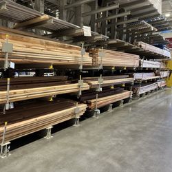 Lowe's Home Improvement - Great supply of redwood boards