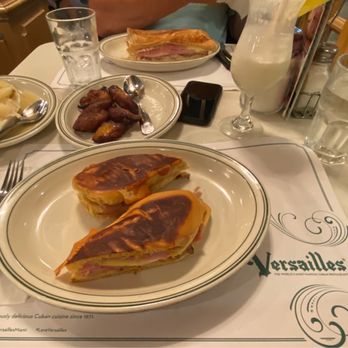 Versailles - Cuban Baguette Sandwich & Midnight Sandwich with yucca and plantains - Cuban Near Me - Miami, Florida Versailles - Cuban Baguette Sandwich & Midnight Sandwich with yucca and plantains - Cuban Near Me - Miami, Florida