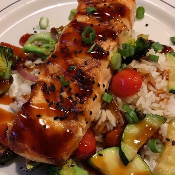Mimi's Cafe - SWEET GLAZED SALMON - Breakfast & Brunch Near Me - Downey, California