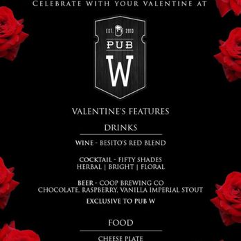 Pub W - This was the VD special they advertised on Facebook but when we asked they said no special. Odd - American Near Me - Oklahoma City, Oklahoma Pub W - This was the VD special they advertised on Facebook but when we asked they said no special. Odd - American Near Me - Oklahoma City, Oklahoma