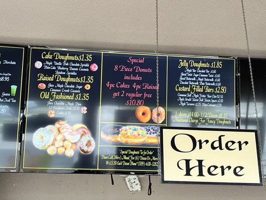 Menu photo 1 Doughnuts To Go Reedley, CA