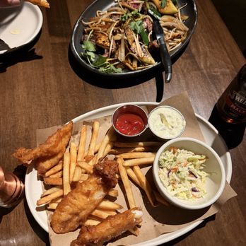 Culinary Dropout - Korean Style Ribeye Cap* Beer Battered Fish & Chips - New American Near Me - Franklin, Tennessee
