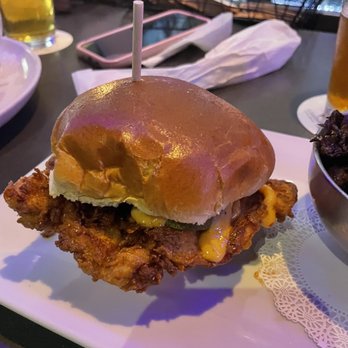 Bone Hook Brewing Company - Spicy Chicken Sandwich - Breweries Near Me - Naples, Florida Bone Hook Brewing Company - Spicy Chicken Sandwich - Breweries Near Me - Naples, Florida