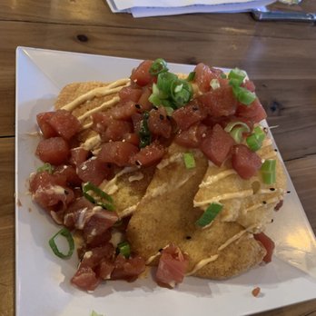 Skyline Kitchen & Vine - Ahi poke nachos - New American Near Me - Reno, Nevada Skyline Kitchen & Vine - Ahi poke nachos - New American Near Me - Reno, Nevada