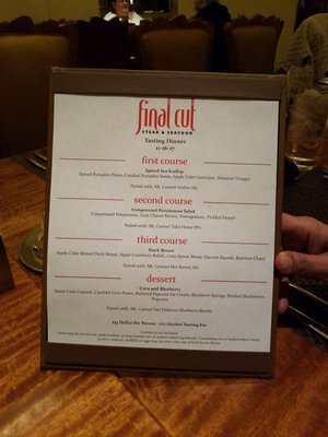 Menu photo 1 The Lounge at Final Cut Columbus, OH Menu photo 1 The Lounge at Final Cut Columbus, OH