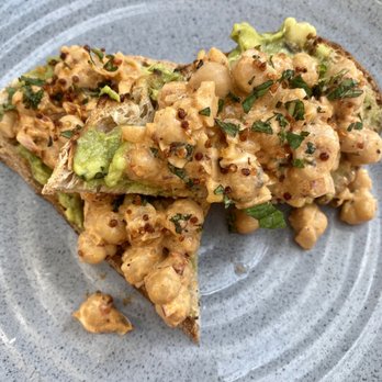 Threefold Cafe - Moroccan chickpea avocado toast - Breakfast & Brunch Near Me - Coral Gables, Florida Threefold Cafe - Moroccan chickpea avocado toast - Breakfast & Brunch Near Me - Coral Gables, Florida