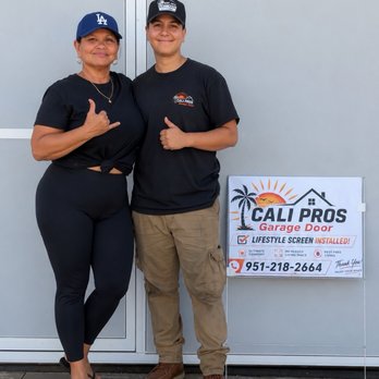 Cali Pros Garage Door - LOL! ME AND JESSE AT COMPLETION 6/16/26 100% SATISFIED CUSTOMER. - Garage Door Services Near Me Cali Pros Garage Door - LOL! ME AND JESSE AT COMPLETION 6/16/26 100% SATISFIED CUSTOMER. - Garage Door Services Near Me