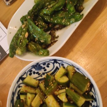 Oak & Coal - Cucumber salad and shishito peppers - Japanese Near Me - Costa Mesa, California Oak & Coal - Cucumber salad and shishito peppers - Japanese Near Me - Costa Mesa, California