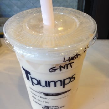 Tpumps - Burlingame - Honey, almond, lychee green tea with taro topping, 24 oz - Bubble Tea Near Me - Burlingame, California Tpumps - Burlingame - Honey, almond, lychee green tea with taro topping, 24 oz - Bubble Tea Near Me - Burlingame, California