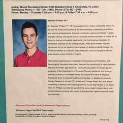 Inova Physical Therapy Center - Spencer's profile