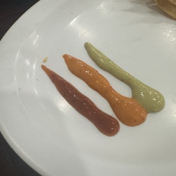 El DFectuoso - Three salsas: red, habanero, and creamy green - Mexican Near Me - Moreno Valley, California El DFectuoso - Three salsas: red, habanero, and creamy green - Mexican Near Me - Moreno Valley, California