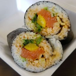 Salmon Burrito