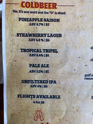 Menu photo 7 Neighbors Brew & Pies Leeds, AL