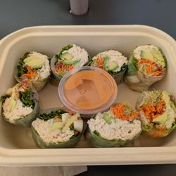 Jan's Health Bar - Tuna salad spring roll