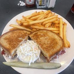 Village Luncheonette & Pizza - Corned Beef Reuben Sandwich
