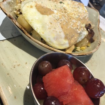 First Watch - Elote Hash (Seasonal Special) - potatoes, corn, chorizo, two eggs any style, cotija. Yum! - Breakfast & Brunch Near Me - Cincinnati, Ohio