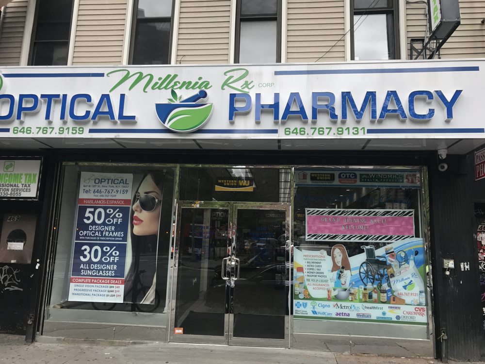 MILLENIA RX PHARMACY Updated October 2024 469 West 125 St, New York
