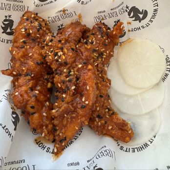 Fuku - 3 PIECE SWEET SPICY TENDERS - Salad Near Me - Coral Gables, Florida