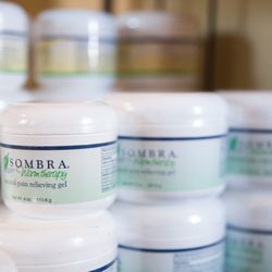 Structural Healing Massage and Bodywork - Sombra warming & cooling gel, a natural pain relief cream. Free addition to most treatments!