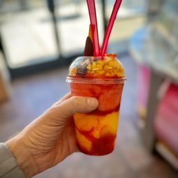 Mangonada with Watermelon and Mango. Mangonada with Watermelon and Mango.