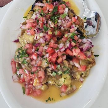 Greek Taverna - Grilled Eggplant - Greek Near Me - Tequesta, Florida Greek Taverna - Grilled Eggplant - Greek Near Me - Tequesta, Florida