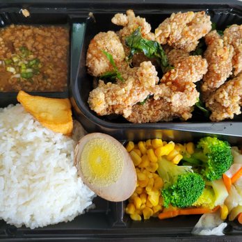 Vivi Bubble Tea - Popcorn chicken bento - Bubble Tea Near Me - Frisco, Texas