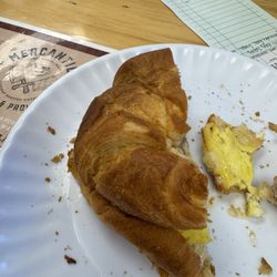 Mercantile Exchange & Provisions - Over toasted croissant which should have been soft and flaky!