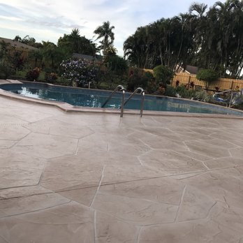 Concrete Solutions, FL - Beautiful new patio! - Masonry/Concrete Near Me - Beach, Florida