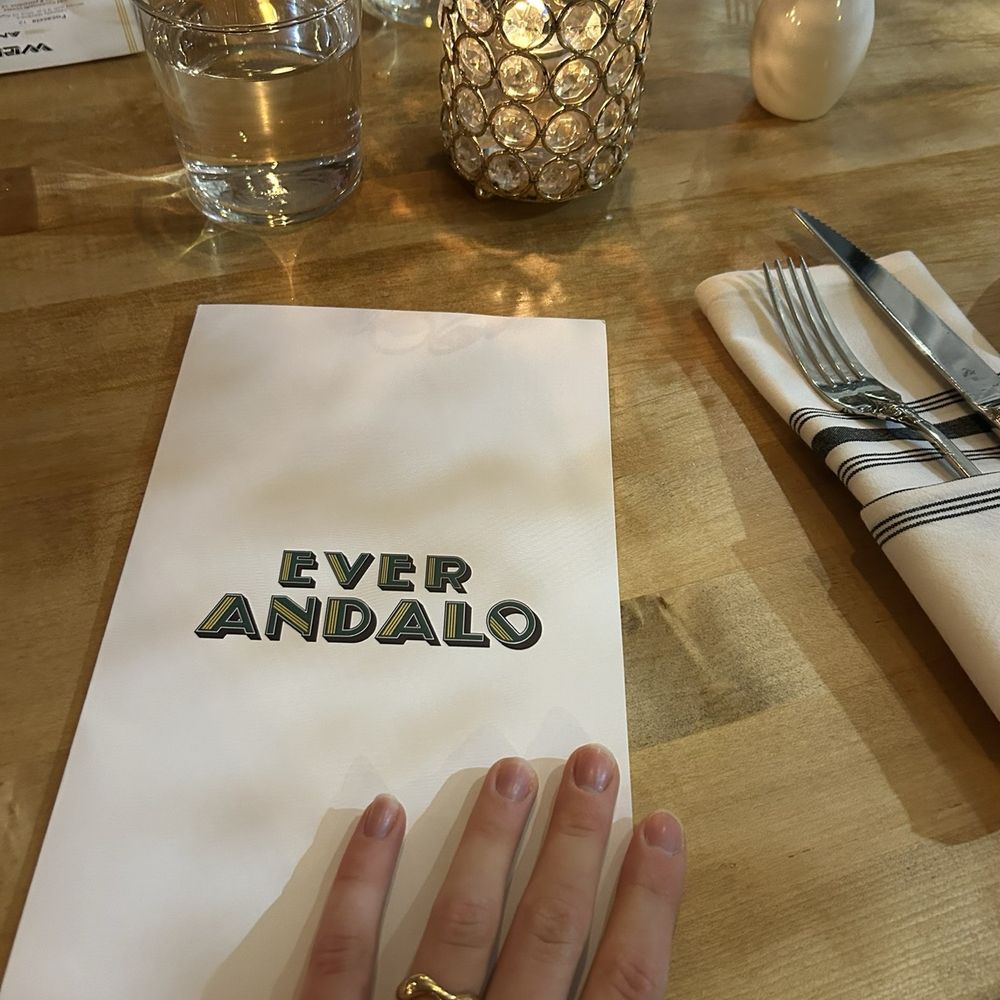 Ever Andalo - Table setup - Italian Near Me - Charlotte, North Carolina Ever Andalo - Table setup - Italian Near Me - Charlotte, North Carolina