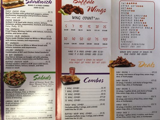 Menu photo 5 U Love Wings Conyers, GA