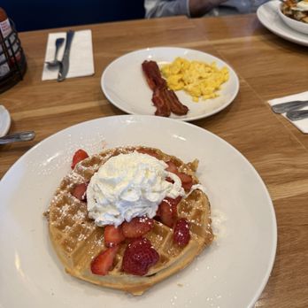 Broken Yolk Cafe - Strawberry Belgian Waffle - Breakfast & Brunch Near Me - Las Vegas, Nevada Broken Yolk Cafe - Strawberry Belgian Waffle - Breakfast & Brunch Near Me - Las Vegas, Nevada