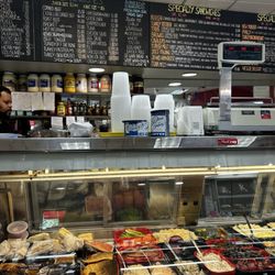 Davis Bakery & Delicatessen - The case and sandwich board