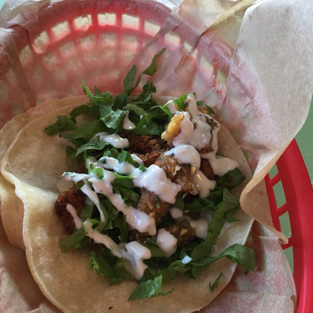 Taco Party - Crispy fried tofu taco - yum! - Mexican Near Me - Somerville, Massachusetts Taco Party - Crispy fried tofu taco - yum! - Mexican Near Me - Somerville, Massachusetts