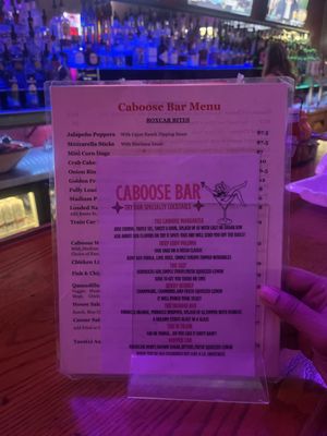 Menu photo 1 The Caboose Bar Orlando, FL Menu photo 1 The Caboose Bar Orlando, FL