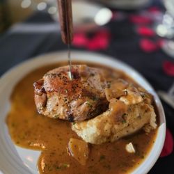 Stuffed pork chops
