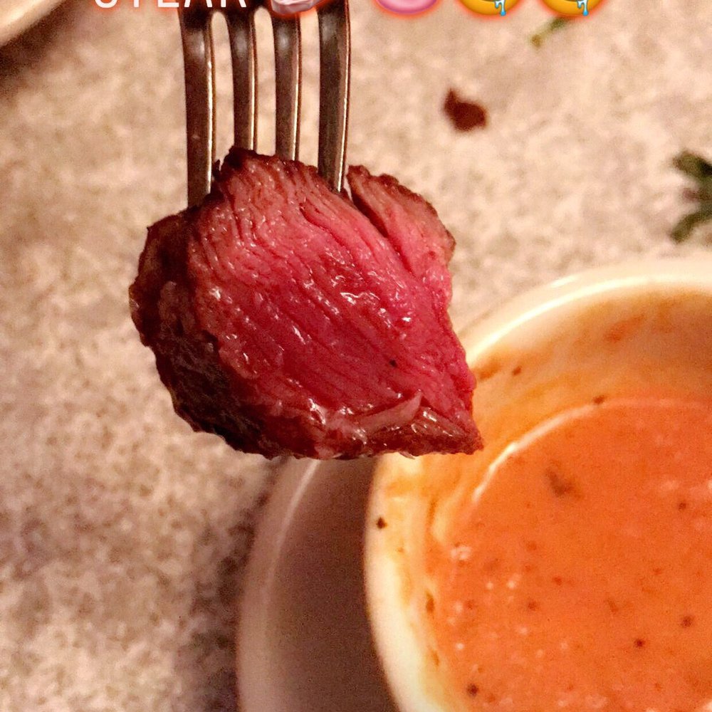 Backyard Bistro - Steak medium rare - American Near Me - Pipe Creek, Texas Backyard Bistro - Steak medium rare - American Near Me - Pipe Creek, Texas