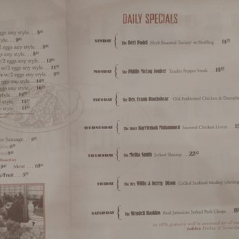 Amy Ruth's - Daily Specials - Southern Near Me - New York, New York Amy Ruth's - Daily Specials - Southern Near Me - New York, New York