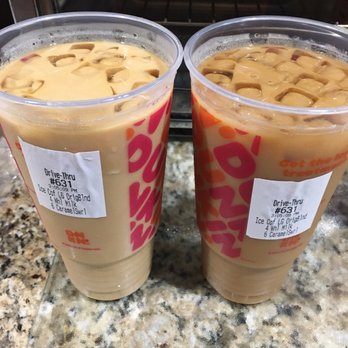 Dunkin' - Large iced coffee - Donuts Near Me - Middletown, New York